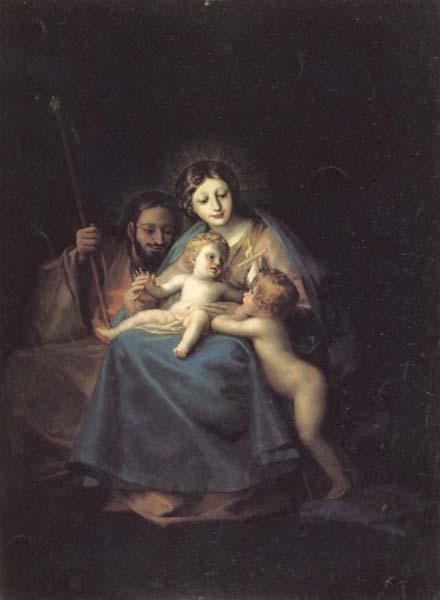 Francisco de goya y Lucientes The Holy Family oil painting image